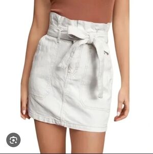 Free People Spelendor In The Grass Paperbag Style Mini Skirt 12